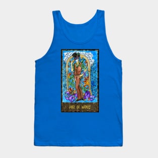 Page of Wands. Magic Gate Tarot Card Design. Tank Top